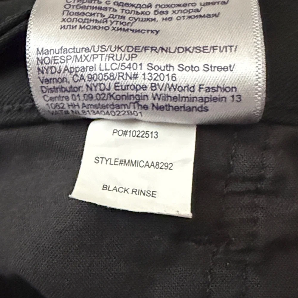NYDJ Black Ami Skinny Jeans - Picture 6 of 7